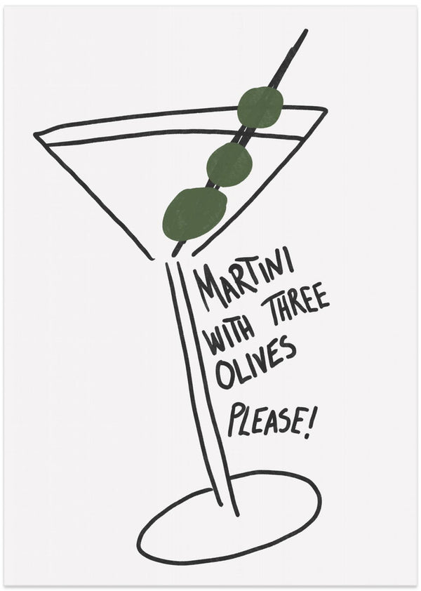 poster-portrait-Martini Three Olives-Poster-Space