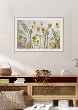 Poppies &amp; Helenium Poster