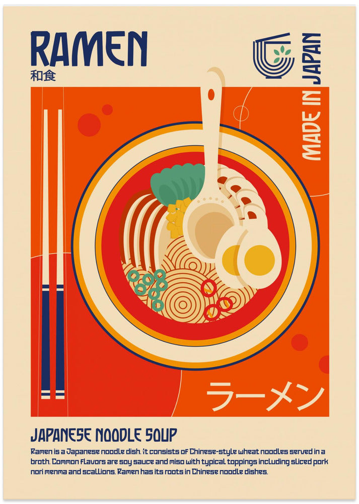 Ramen Japanese Food Poster